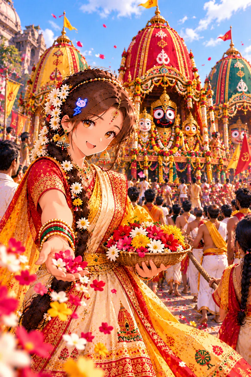 Tiny dressed for Rath Yatra