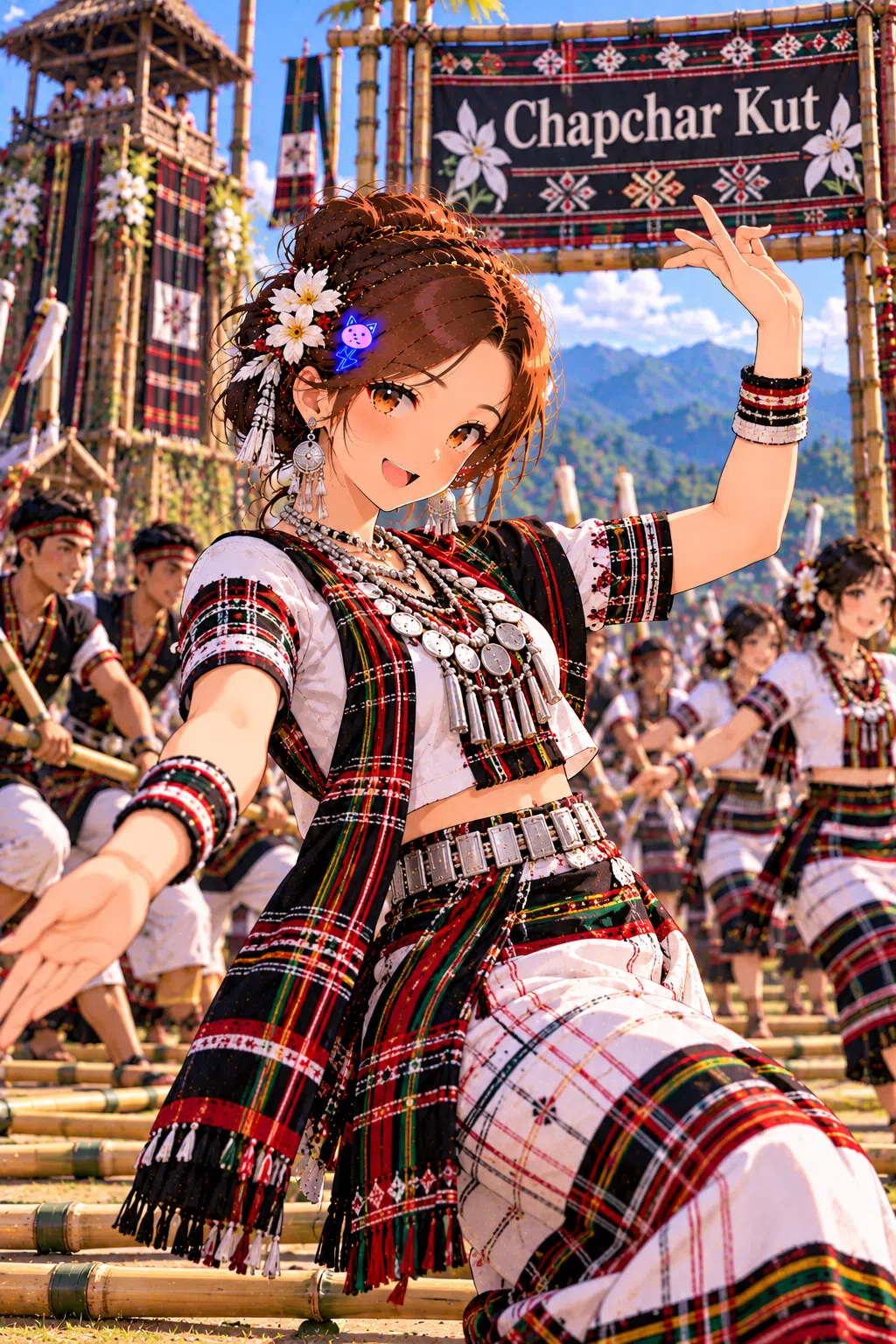 Tiny dressed for Chapchar Kut