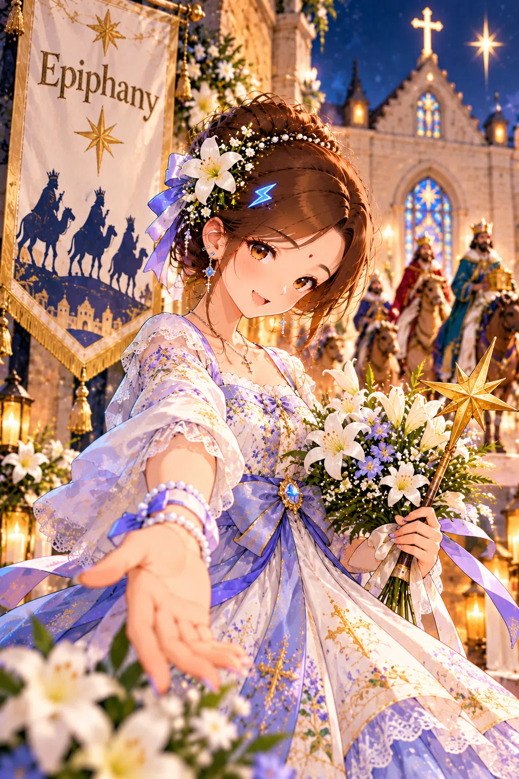 Tiny dressed for Epiphany