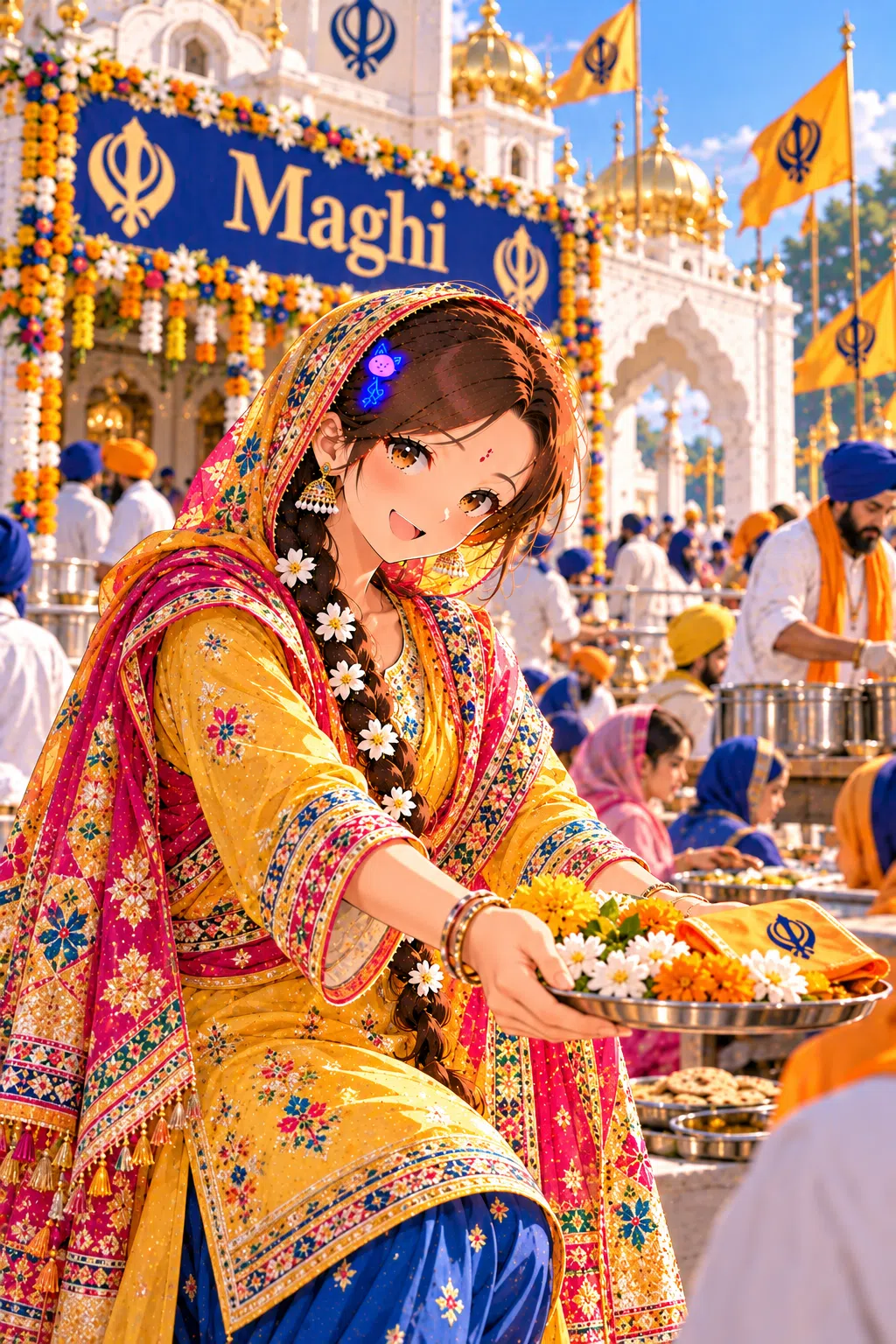 Tiny dressed for Maghi