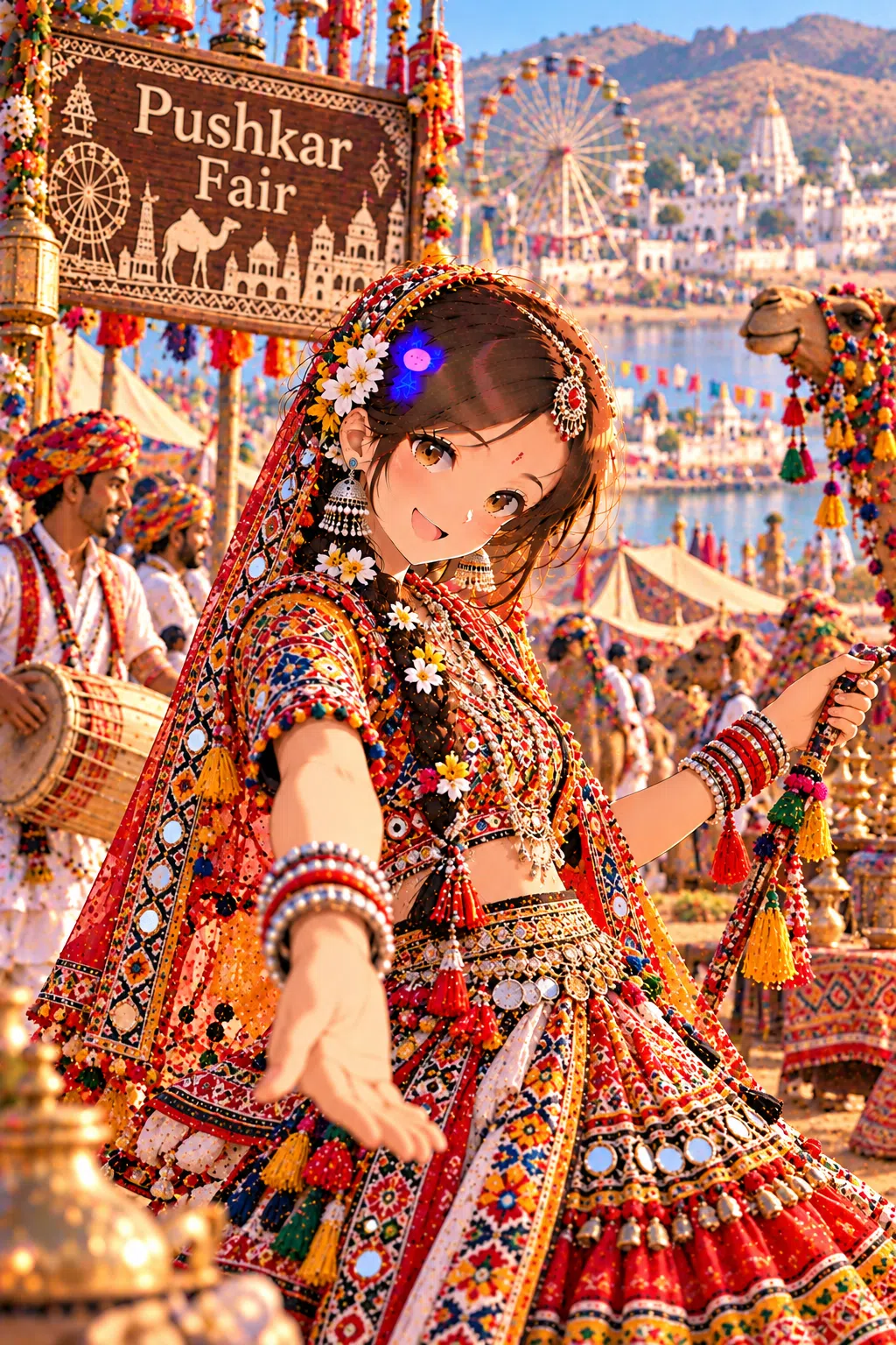 Tiny dressed for Pushkar Fair