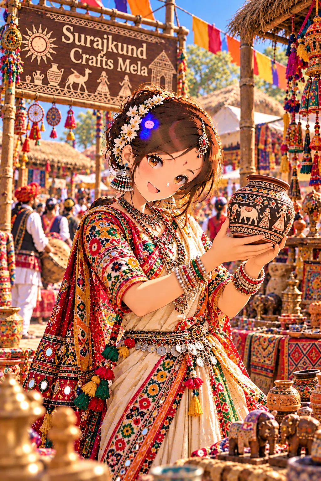 Tiny dressed for Surajkund Crafts Mela