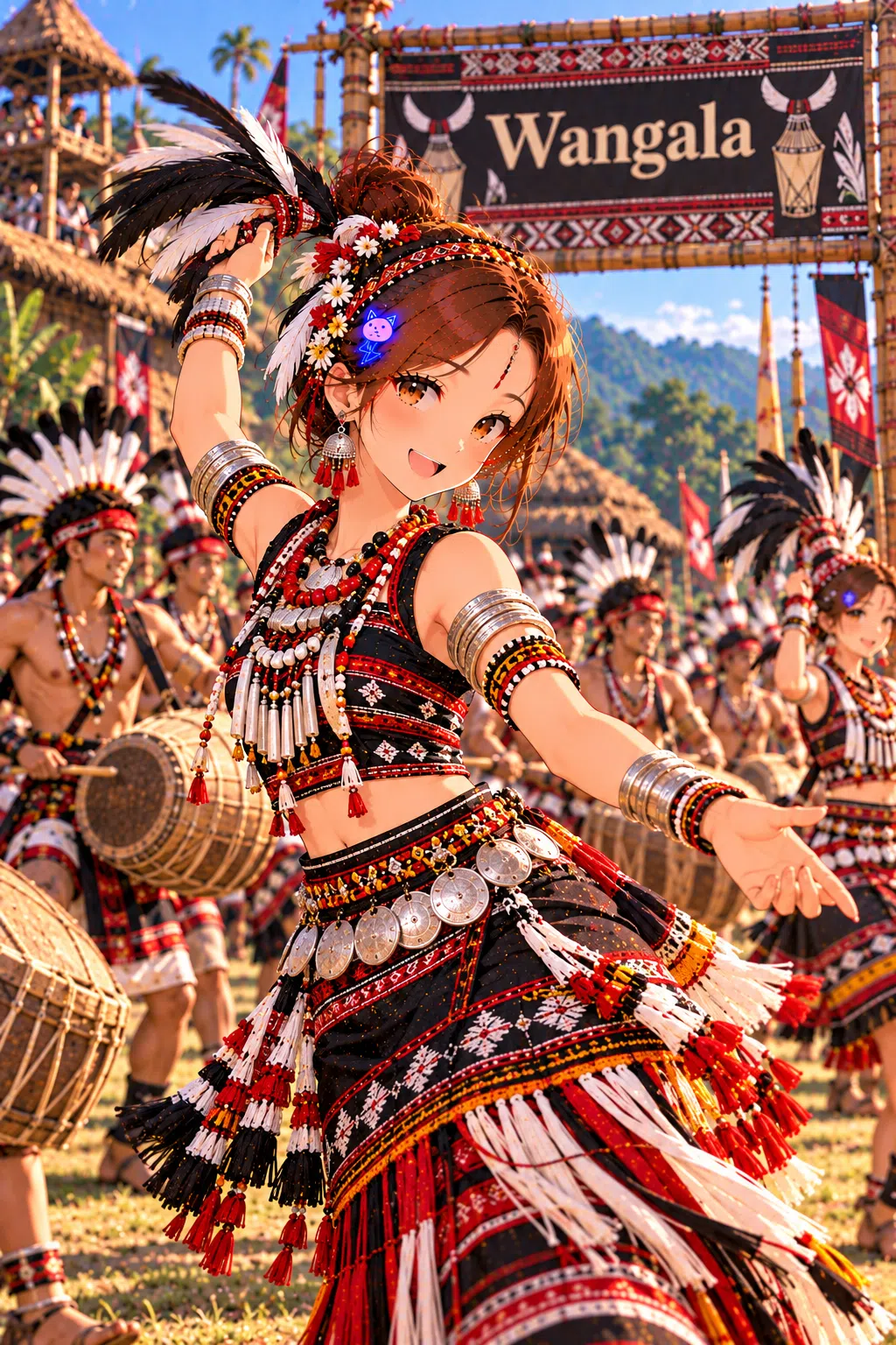 Tiny dressed for Wangala