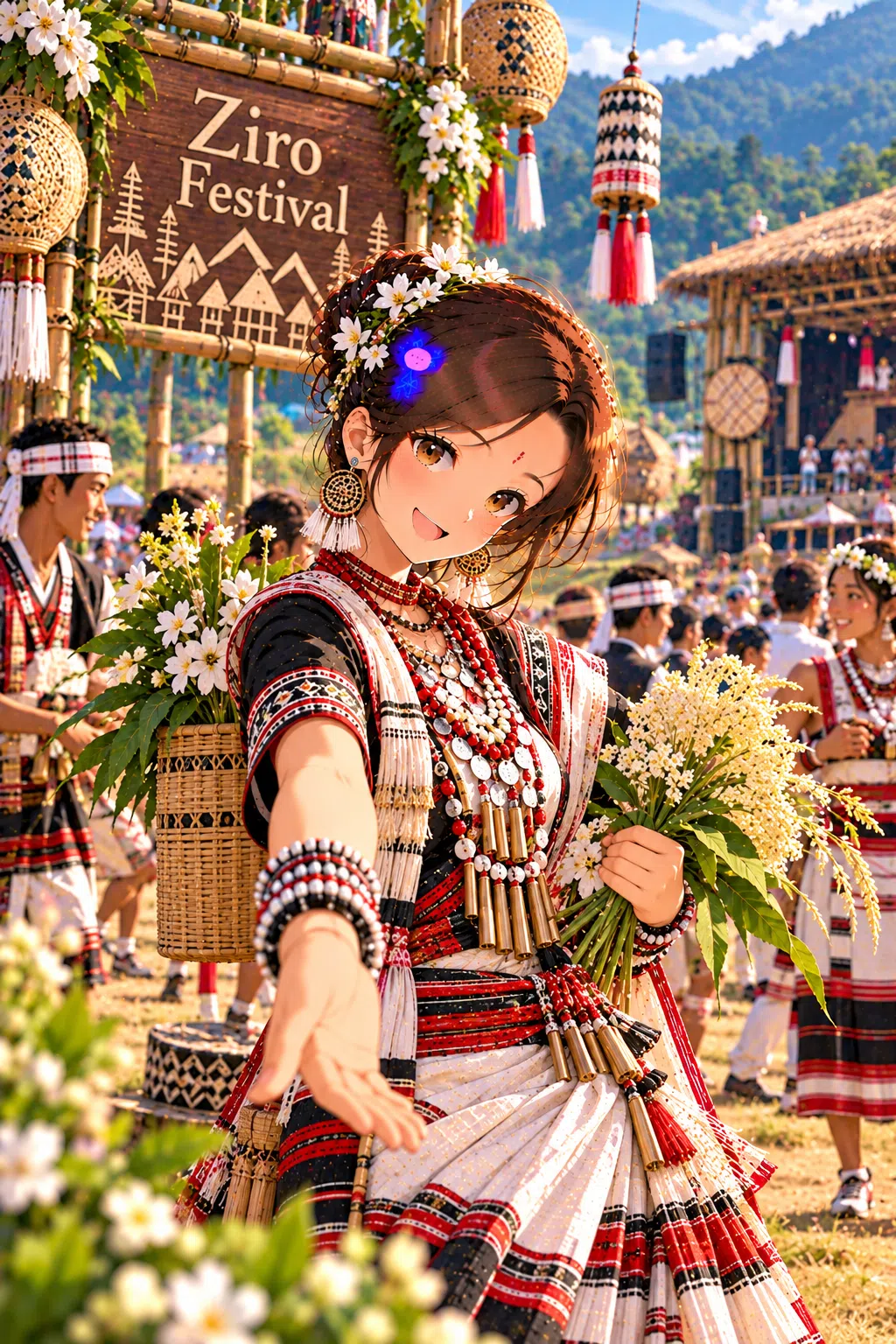 Tiny dressed for Ziro Festival